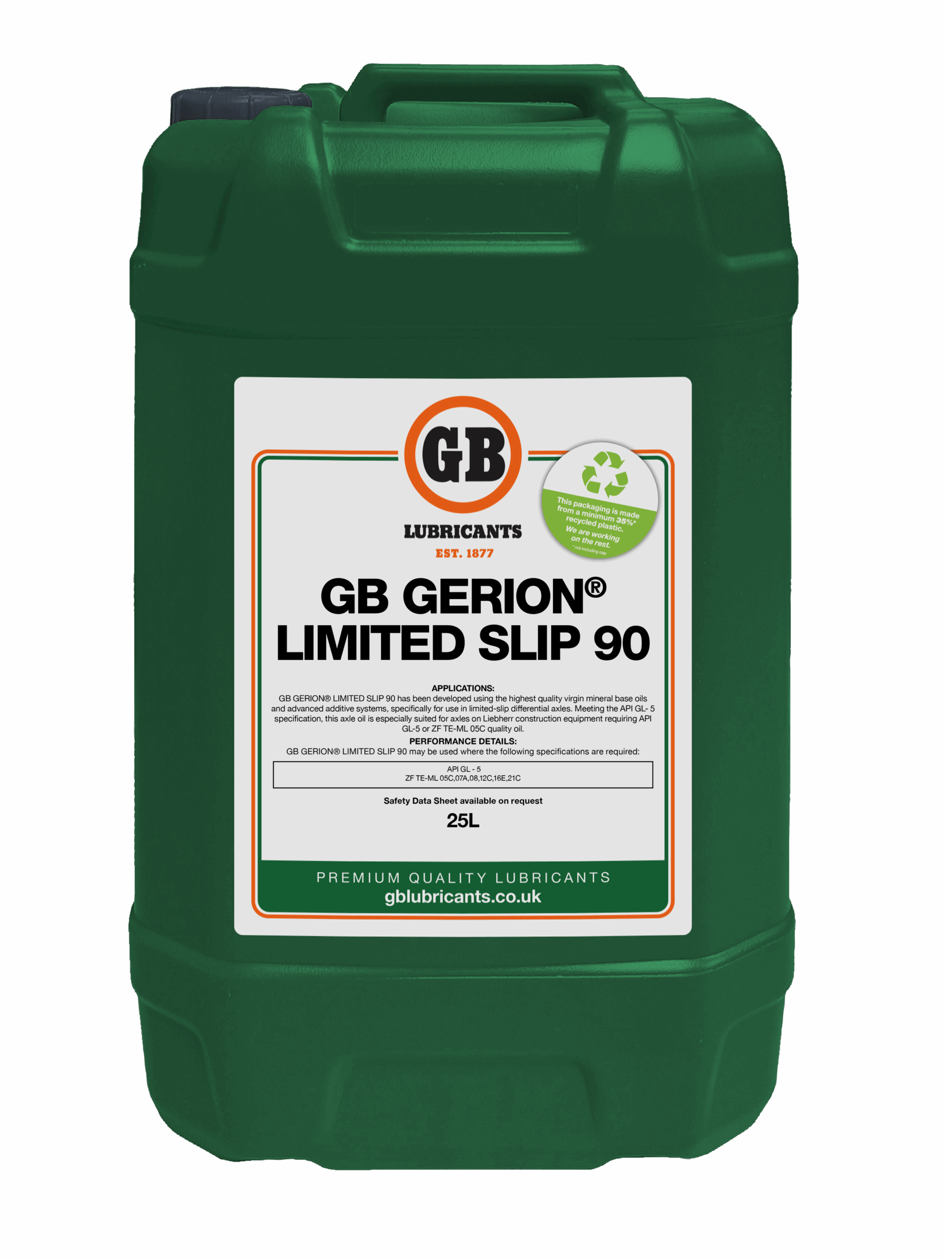 GB GERION® LIMITED SLIP 90 - GB Lubricants